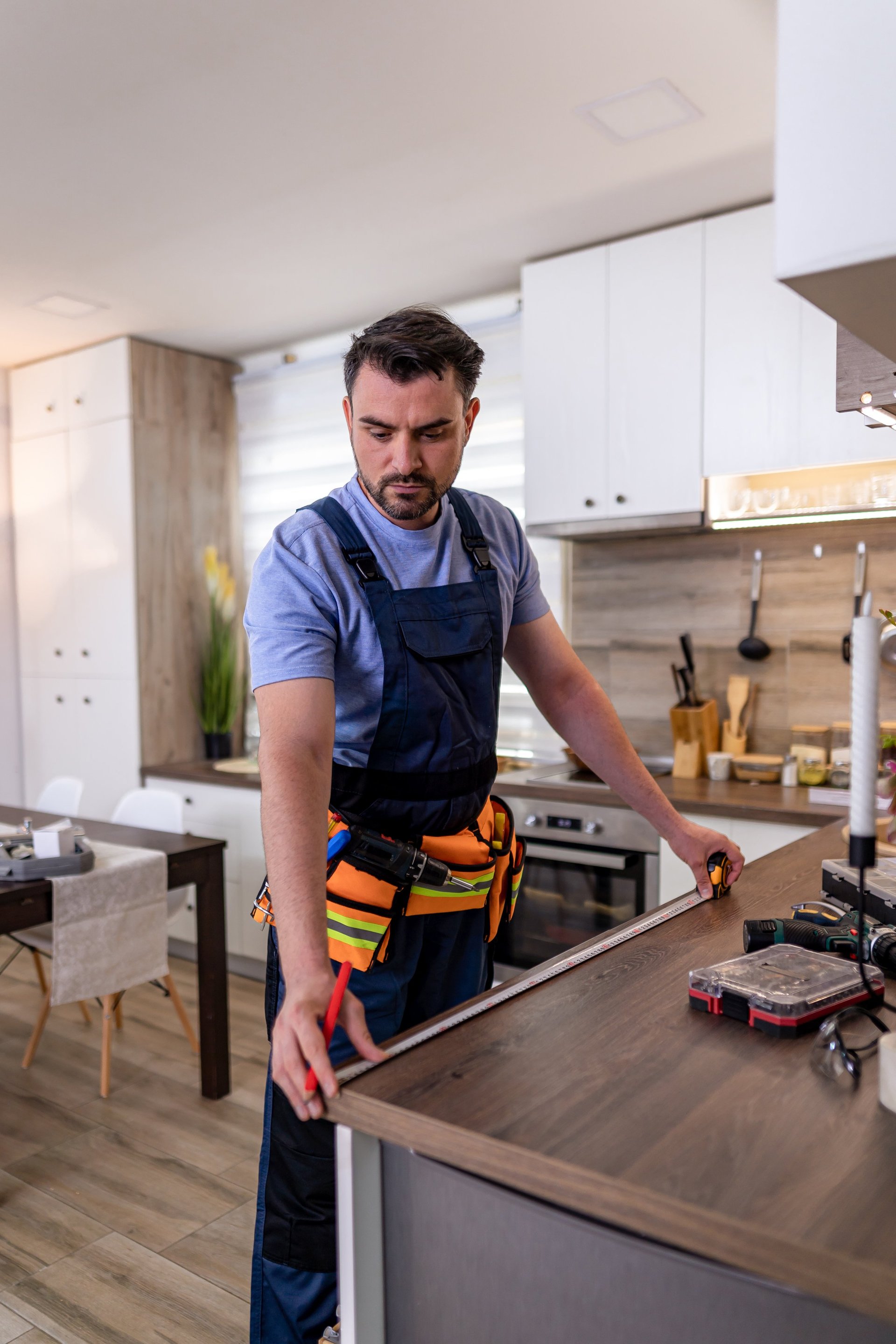 Professional cabinet installation