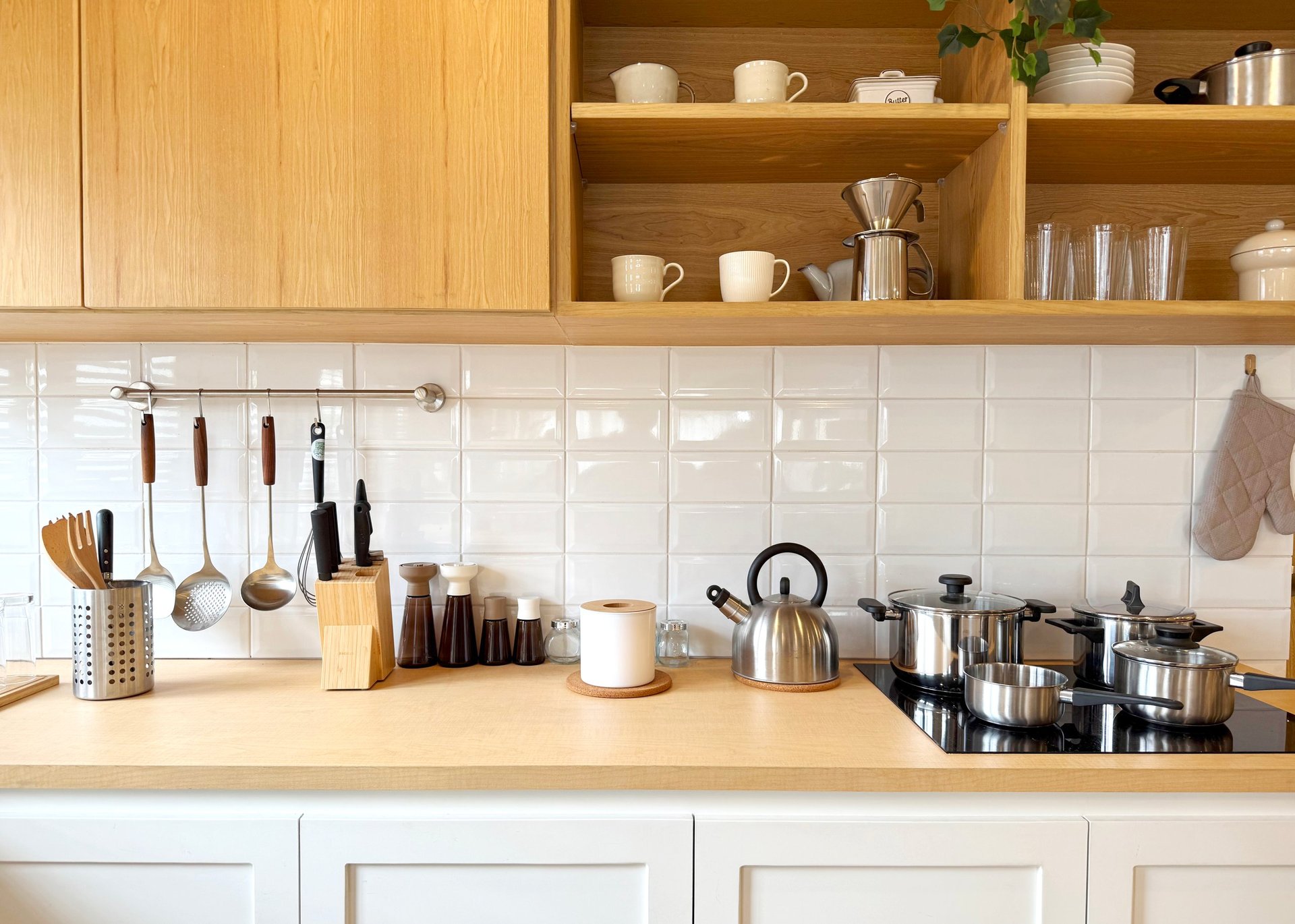 Modern luxury kitchen with custom cabinetry